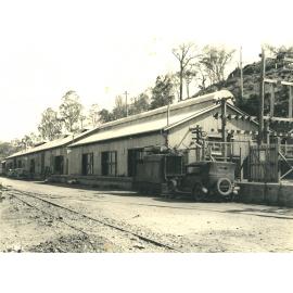Substation, compressor plant and workshop built for the construction of Somerset Dam