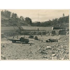 Somerset Dam foundation work