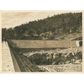 Somerset Dam foundation work