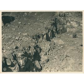 Somerset Dam foundation excavation site