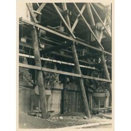 A section of the rock crushing plant