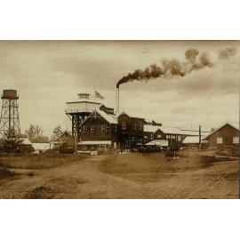 Front view of Nestle condensed milk factory