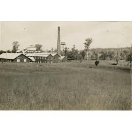 Nestle condensed milk factory. A view from across a paddock