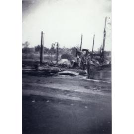 Remnants of the condensery building