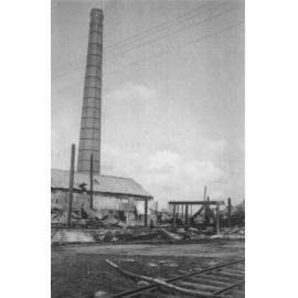 After the fire at Nestle, 1951