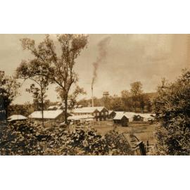 Rural view of Nestle milk factory 