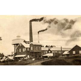 Nestle factory with two chimneys