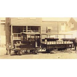 Railmotor at the Nestle condensery 