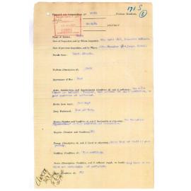 Report on Inspection of Moore Police Station 08/04/1925