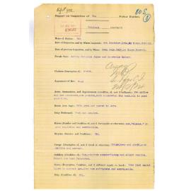 Report on Inspection of Esk Police Station 09/12/1924