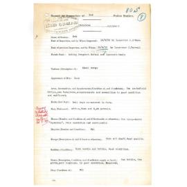 Report on inspection of Esk Police Station 16/08/1933