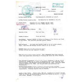 Report on Inspection of Esk Police Station 05/10/1967