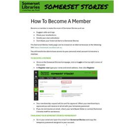 How to Become a Member User Guide
