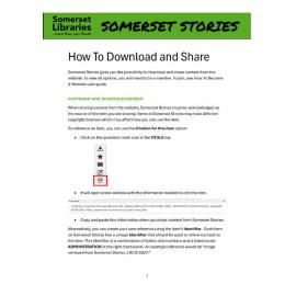 How to Download and Share User Guide