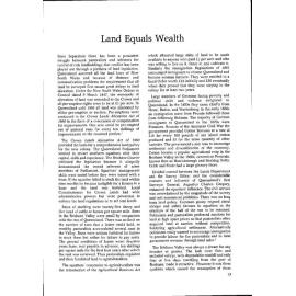 Chapter 3: Land Equals Wealth