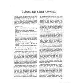 Chapter 19: Cultural and Social Activities