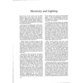 Chapter 13: Electricity and Lighting