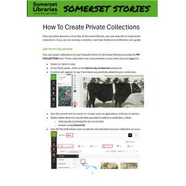 How to Manage Your Private Collections User Guide